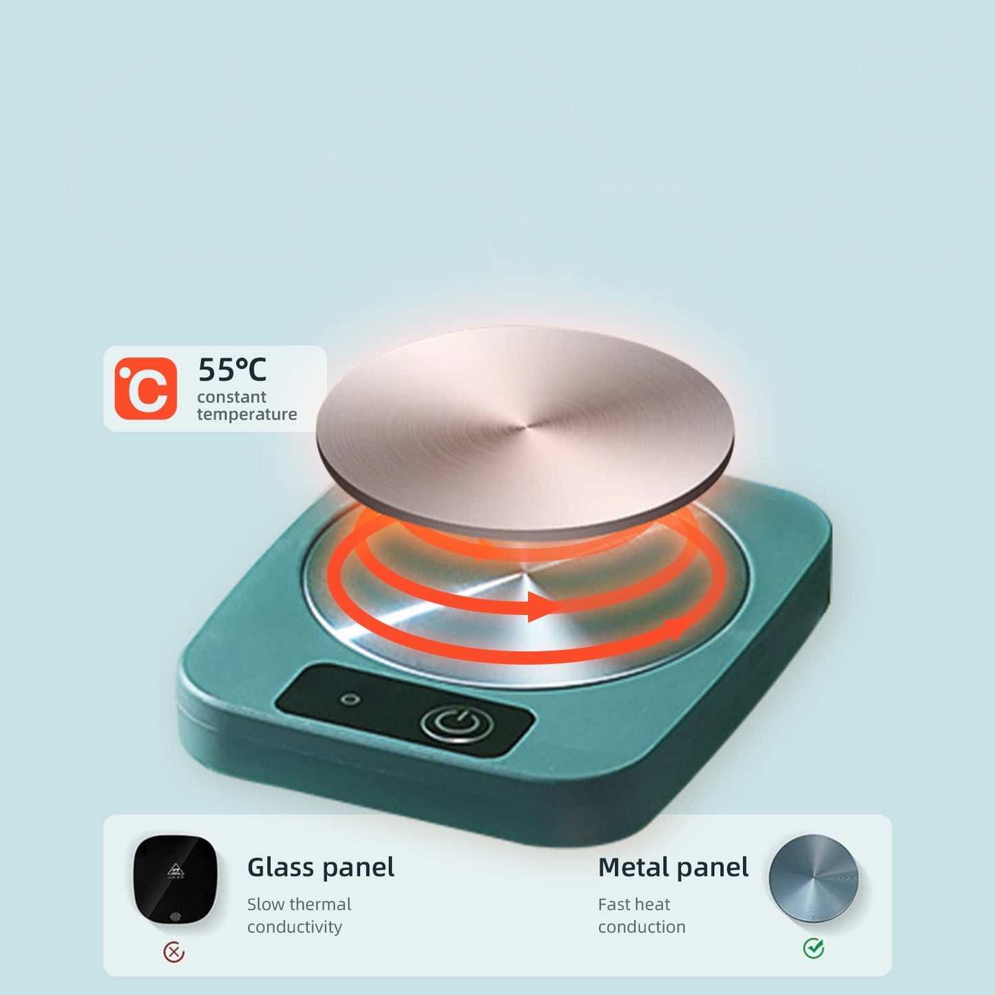 Electric Tea Water Heating Pad – Instant Comfort for Tea Lover